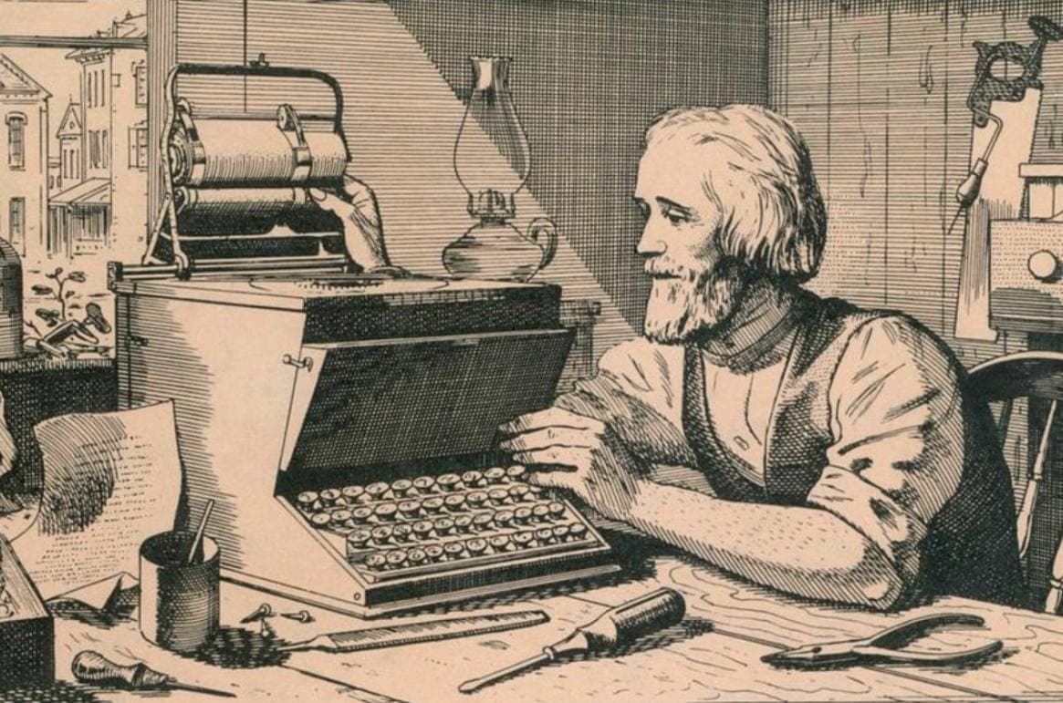 Del manuscrito al tipeo | Christopher Sholes (1819-1890)