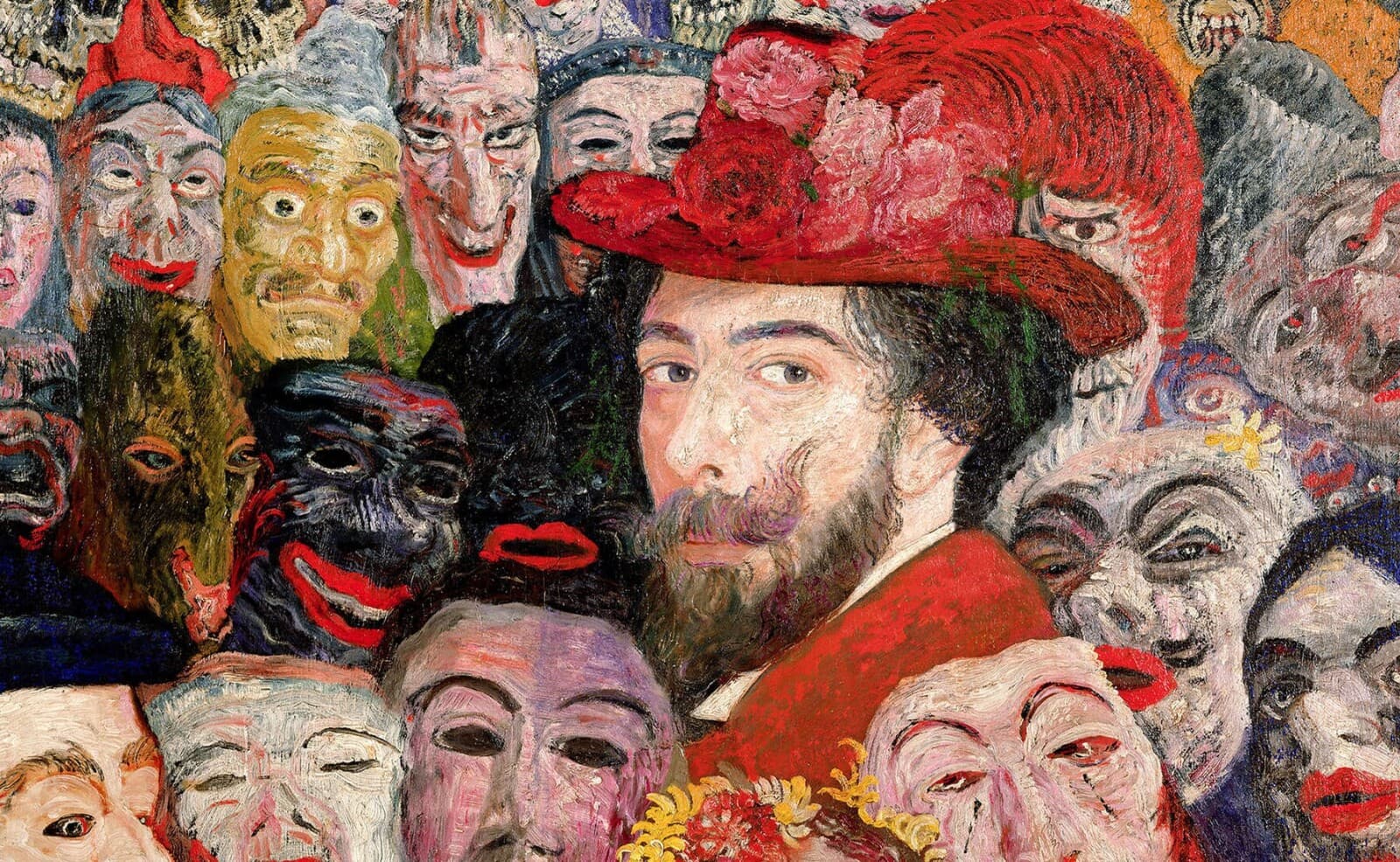 El escándalo y la máscara | James Ensor (1860-1949)